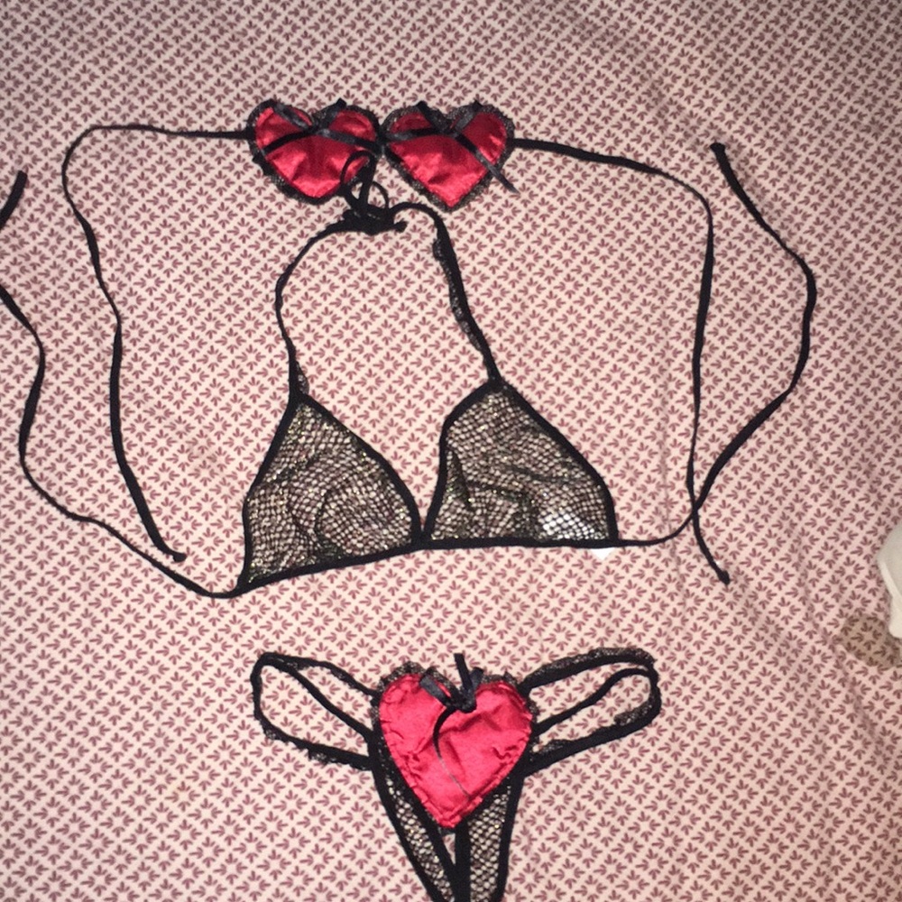 HEART LINGERIE SET♥️♥️